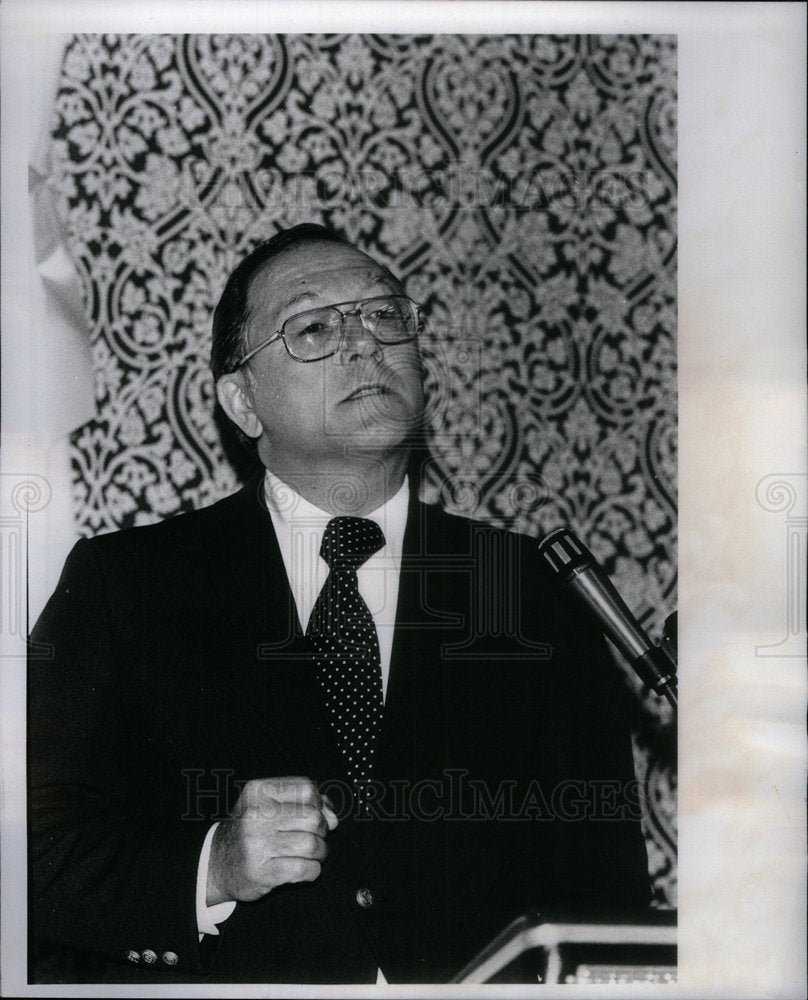 1978 Press Photo Michigan Senator Robert Griffin - Historic Images