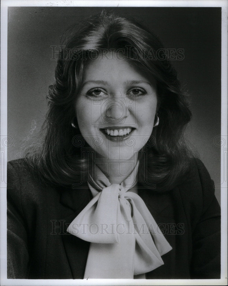 1985 Press Photo Weathercaster Vicki Griffin - Historic Images