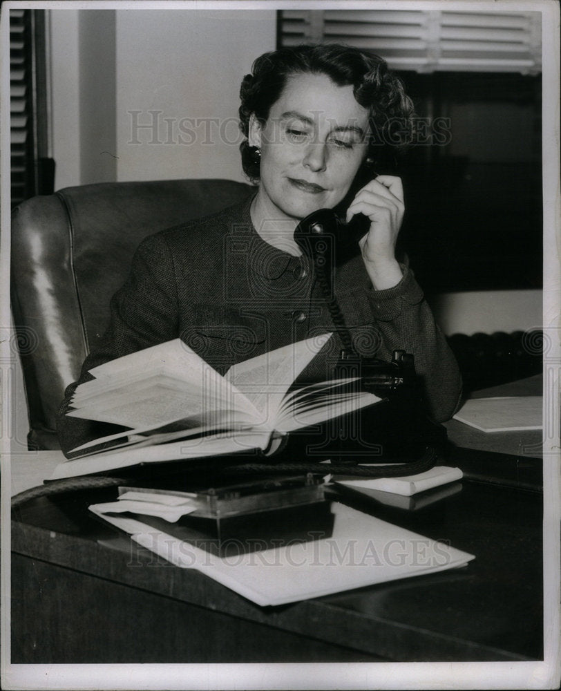 1953 Press Photo Judge Martha Griffiths - Historic Images