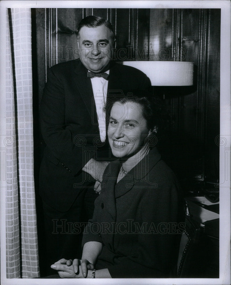 1959 Press Photo Mr And Mrs Hicks Griffiths - Historic Images