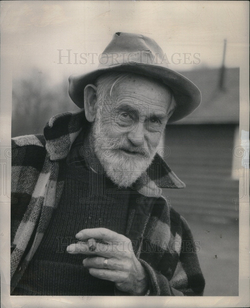 1953 Press Photo Dr. Karl Christofferson, Naturalist - Historic Images