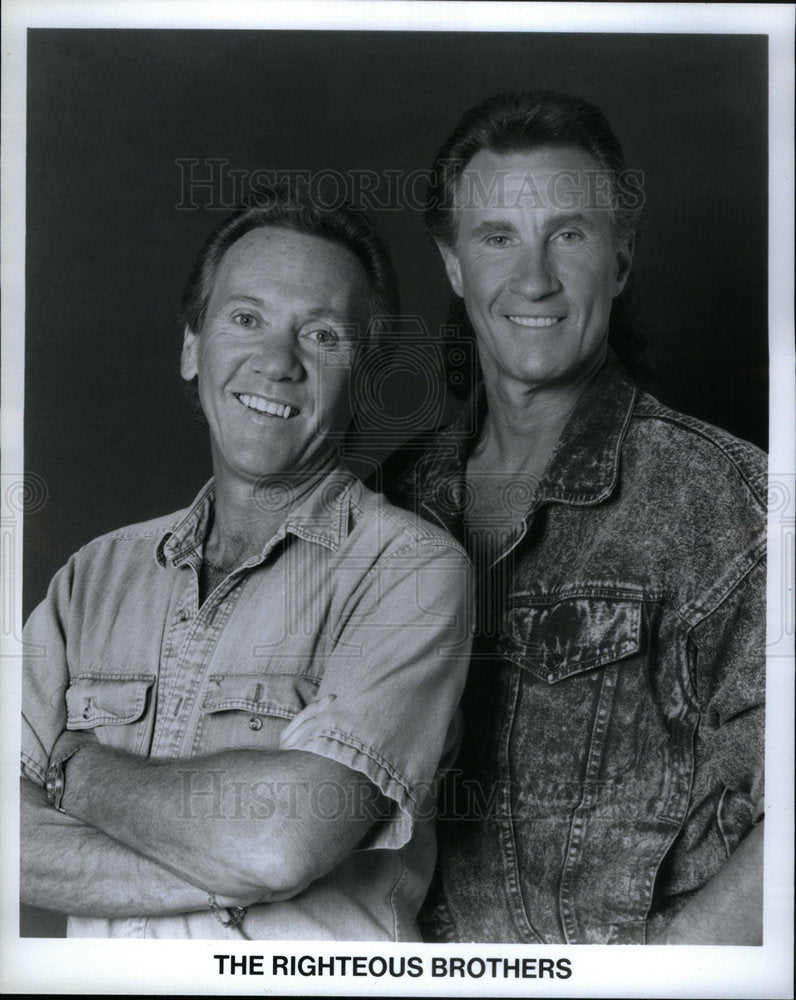 1991 Press Photo The Righteous Brothers - Historic Images