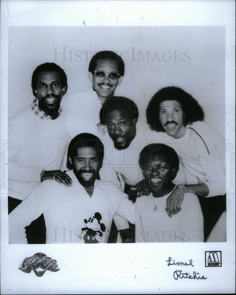 1982 Press Photo The Commodores - Historic Images