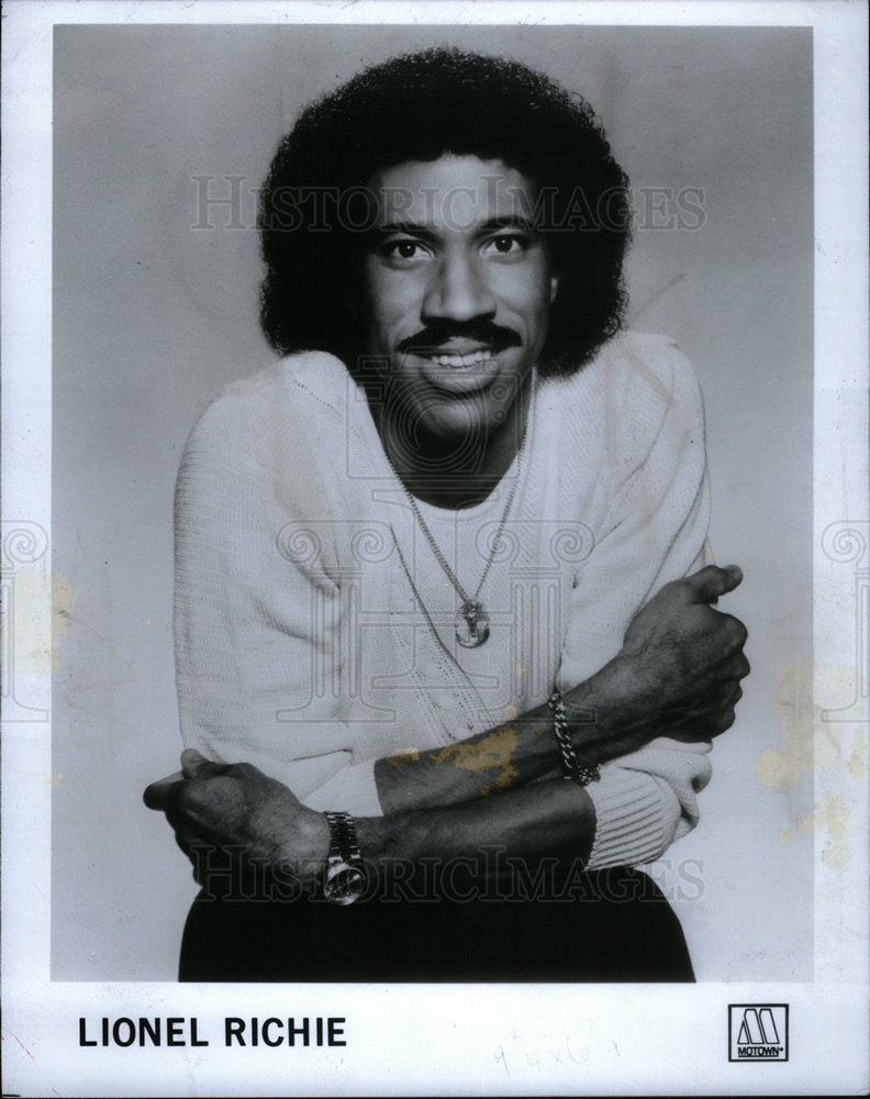 1983 Press Photo Close caption of singer Lionel Richie - Historic Images