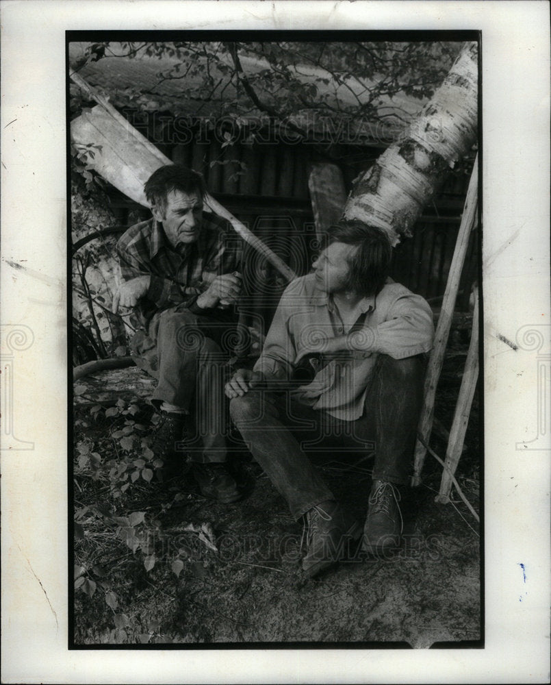 1980 Press Photo Fisherman Poet Peter Oikarinen Finnish - Historic Images