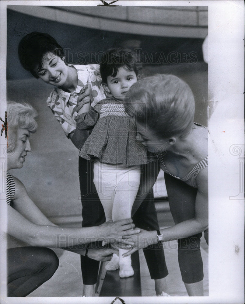 1965 Press Photo Diaper Gym &amp; Swim YMCA - Historic Images