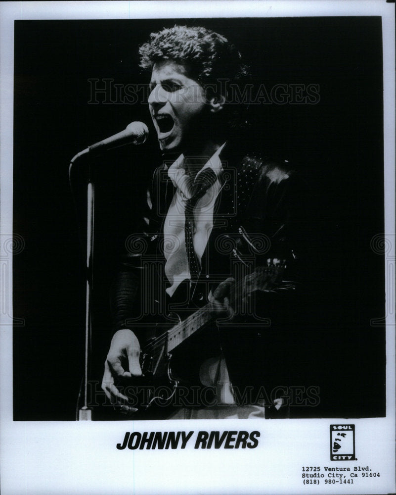 1988 Press Photo Johnny Rivers - Historic Images