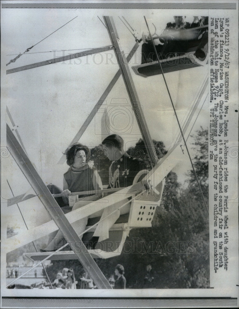 1967 Press Photo Marine Capt. Charles Robb. Ladybird - Historic Images