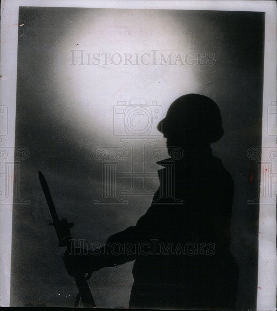 1951Press Photo Picture of Army of soldier of  Rockwell - Historic Images