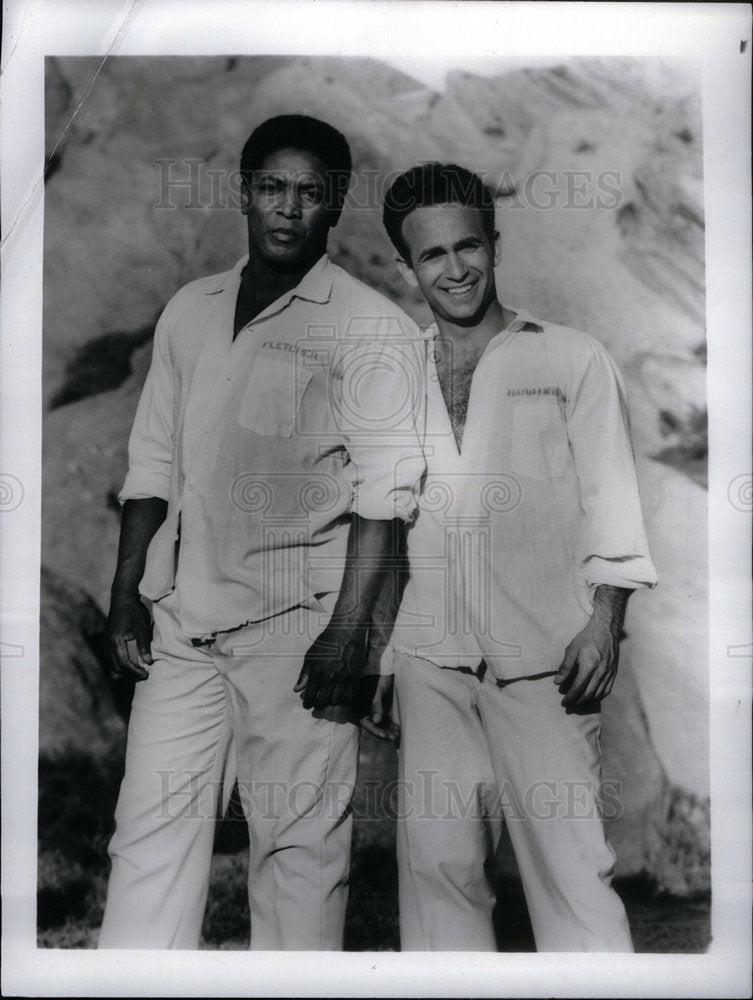 1985 Press Photo Joe Guzaldo &amp; Larry in &quot;Stir Crazy.&quot; - Historic Images