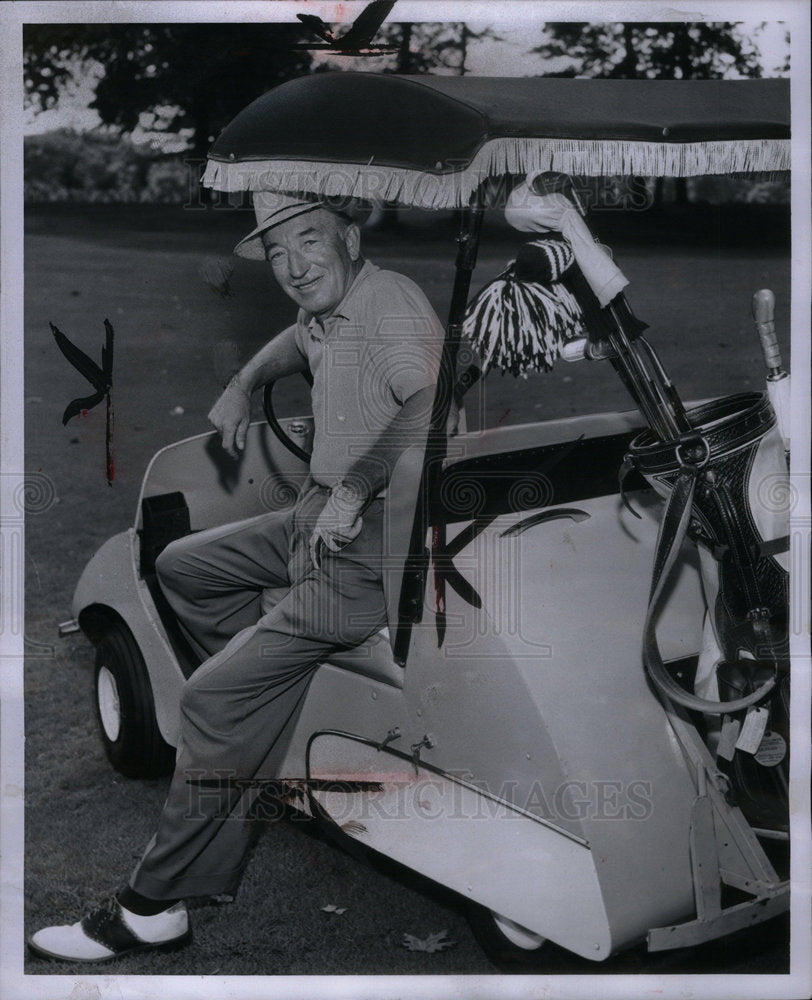 1956 Press Photo Michigan Seniors Golf Tournament Clare - Historic Images