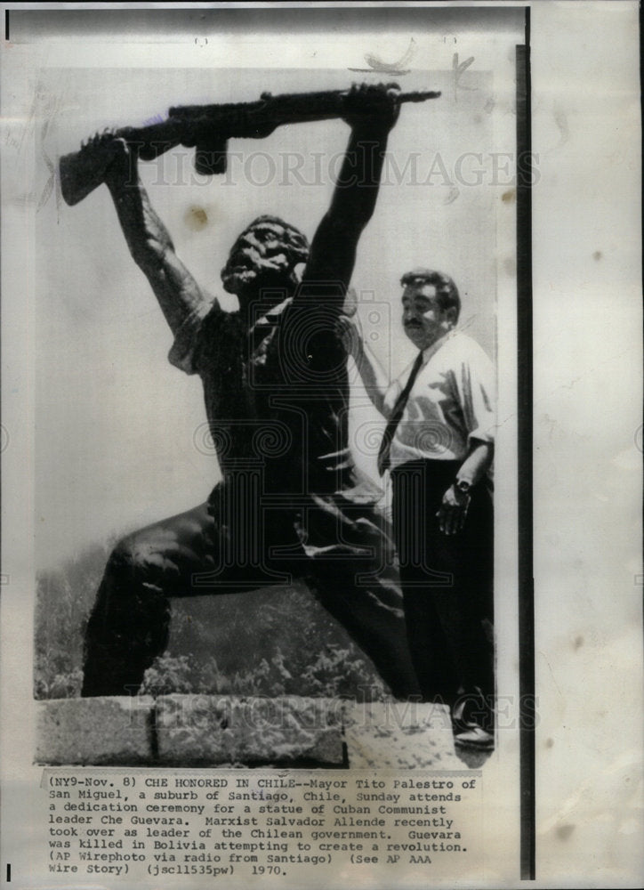 1970 Press Photo Cuban Communist Leader Che Guevara - Historic Images