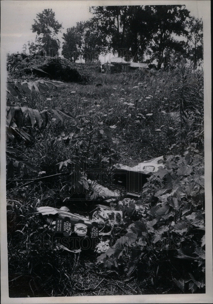 1967 Press Photo Gull Island Family Camp - Historic Images