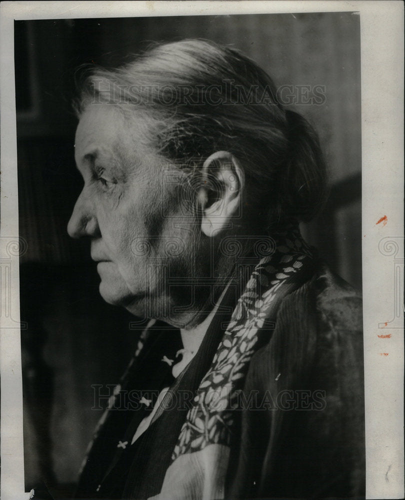 1928 Press Photo Jane Addams/Sociologist/Nobel Prize - Historic Images