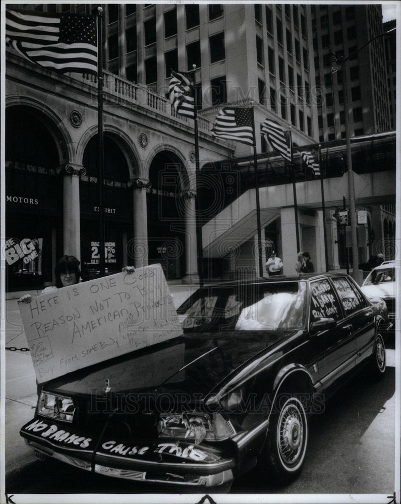 1986 Press Photo GM Delta 88/Brake Failure/Automobiles - Historic Images