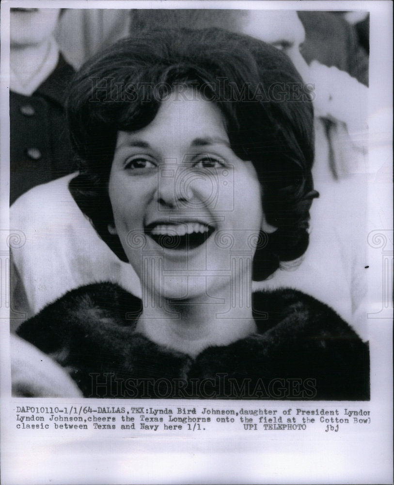 1964 Press Photo Lynda Bird Johnson - Historic Images