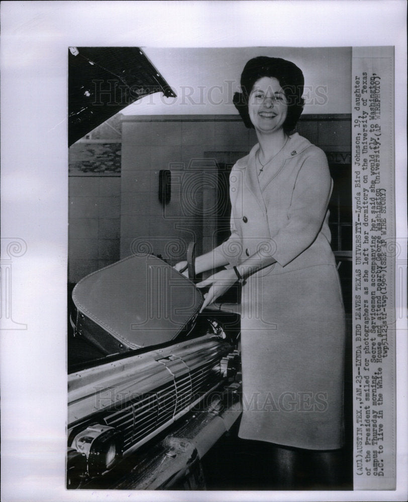 1964 Press Photo Lynda Byrd Johnson - Historic Images