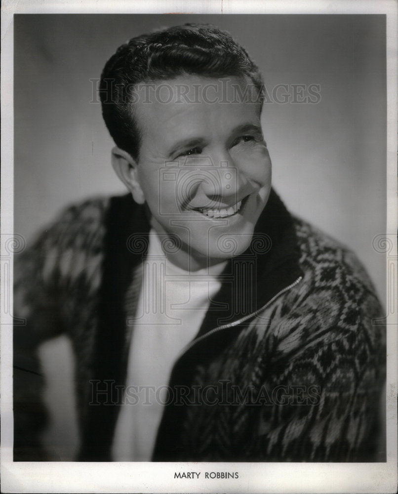 1966 Press Photo Singer Marty Robbins - Historic Images