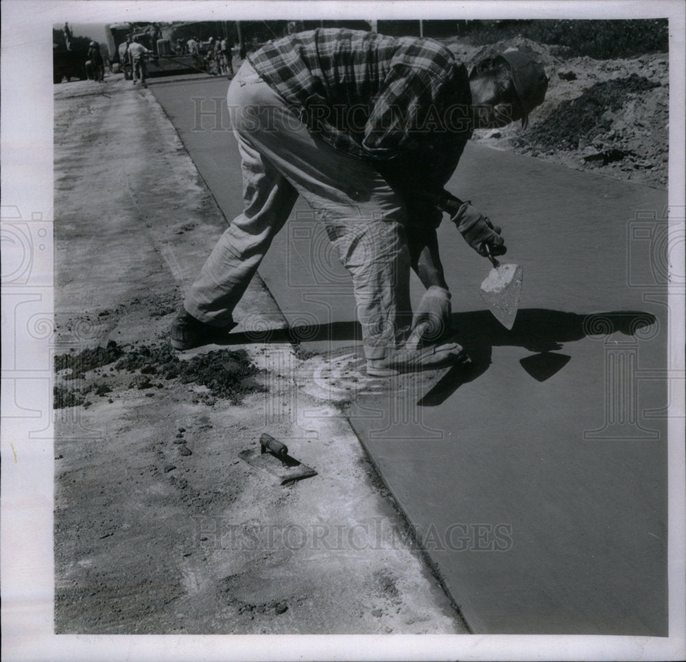 1965 Delbert Wotten, Concrete Finisher - Historic Images