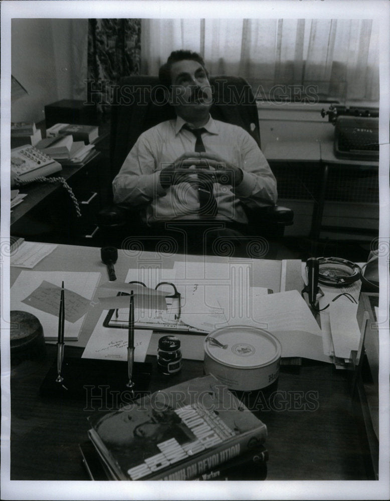 1967 Press Photo John Roche, Presidential Consultant - Historic Images