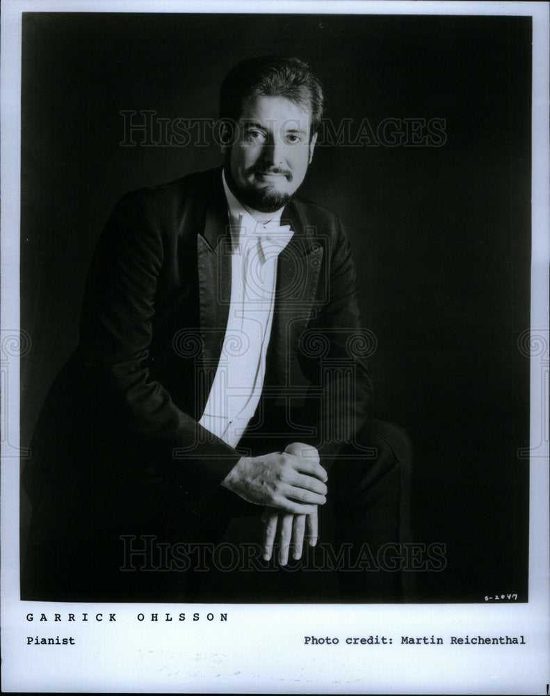 1990 Press Photo Pianist Garrick Ohlsson - Historic Images