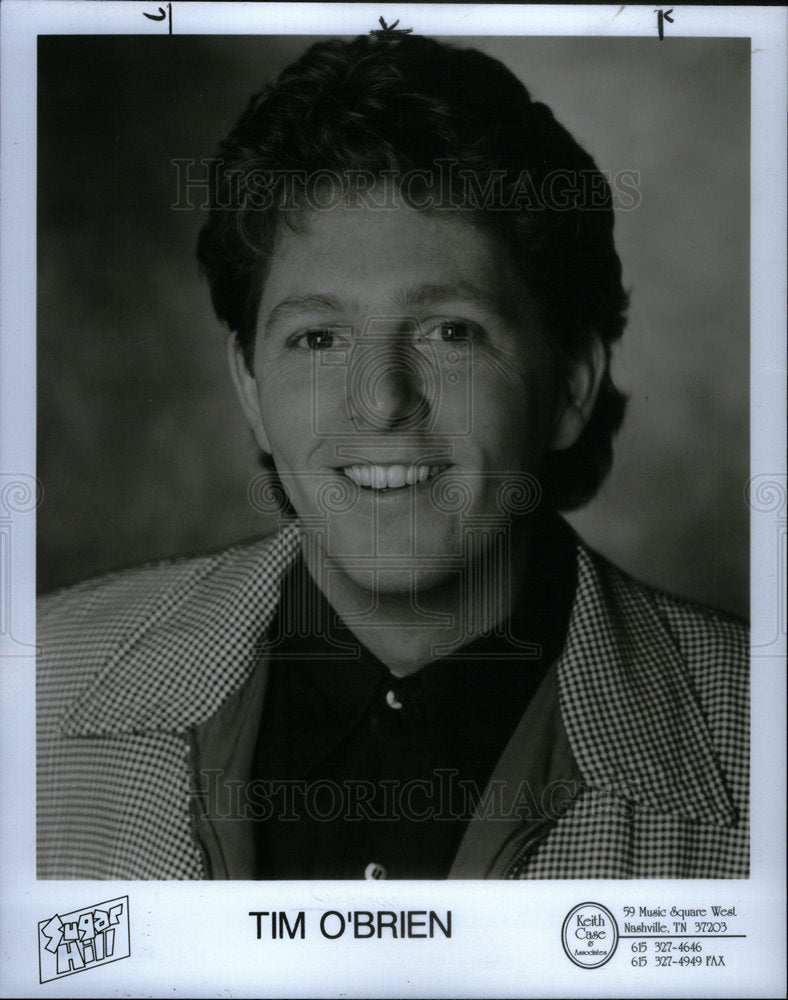 1992 Press Photo Tim O&#39;Brien Country Bluegrass Musician - Historic Images