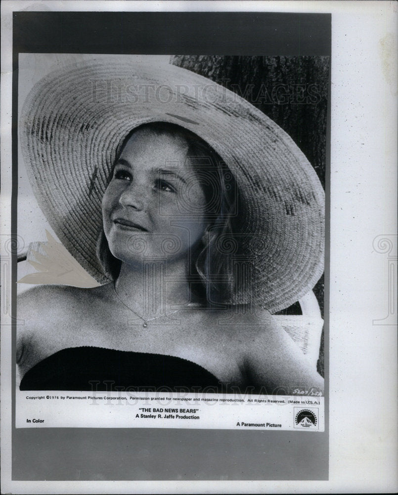 1976 Press Photo Tatum O&#39;Neal American Actress - Historic Images