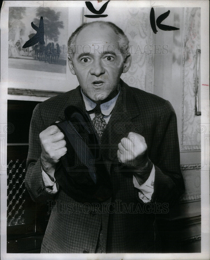 1960 Press Photo David Opatoshu American Film Stage Act - Historic Images