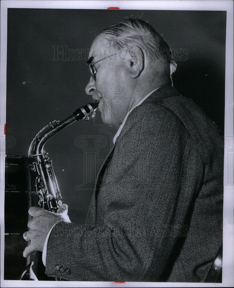 1956 Press Photo Andrew Tomory Orchestra - Historic Images