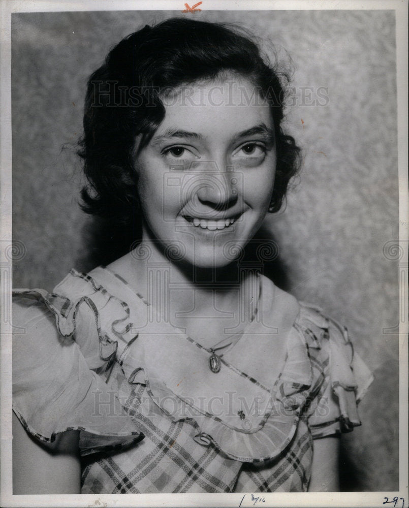 1934 Press Photo Ann Mary O'Regan Spelling Bee Champion - Historic Images