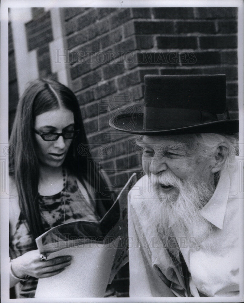 1972 Press Photo Old People James Ferguson - Historic Images