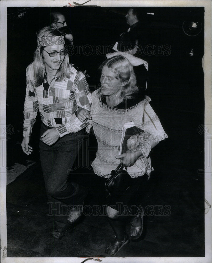 1973 Press Photo Bryant Pierce And Mrs. Alice Crawford - Historic Images