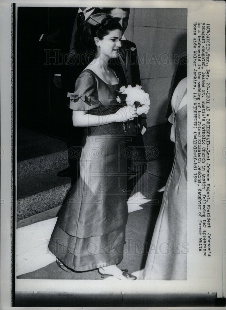 1967 Press Photo Luci Johnson Nugent Pres Daughter Mich - Historic Images