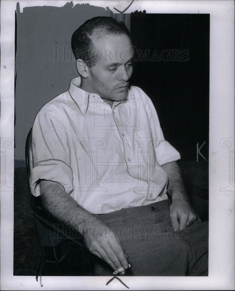 1947 Press Photo George B Coapman Murder Charge - Historic Images