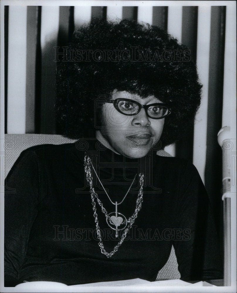 1978 Press Photo Gloria C. Cobbin Detroit Board of Ed. - Historic Images