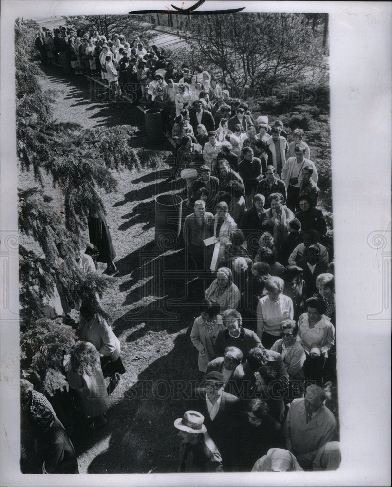 1965 Press Photo Christ Church Cranbrook Rummage Sale - Historic Images