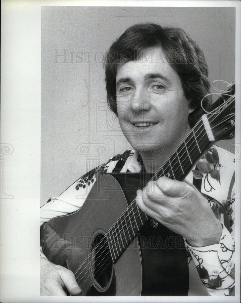 1980 Press Photo John Allan Cameron Folk Singer Chicago - Historic Images