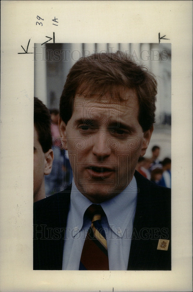 1992 Press Photo Dave Camp US Representative Michigan - Historic Images