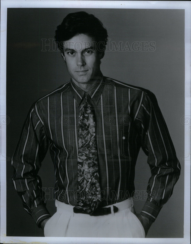 1991 Press Photo Cezani Branded Shirts New Fashion Mich - Historic Images