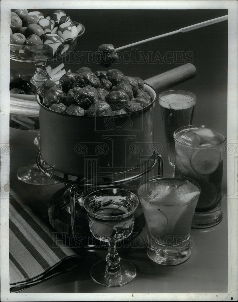 Press Photo Cocktail Drinks - Historic Images