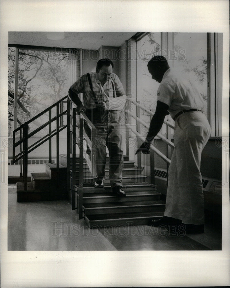 1963 Press Photo Schwab Rehabilitation Hospital Chicago - Historic Images