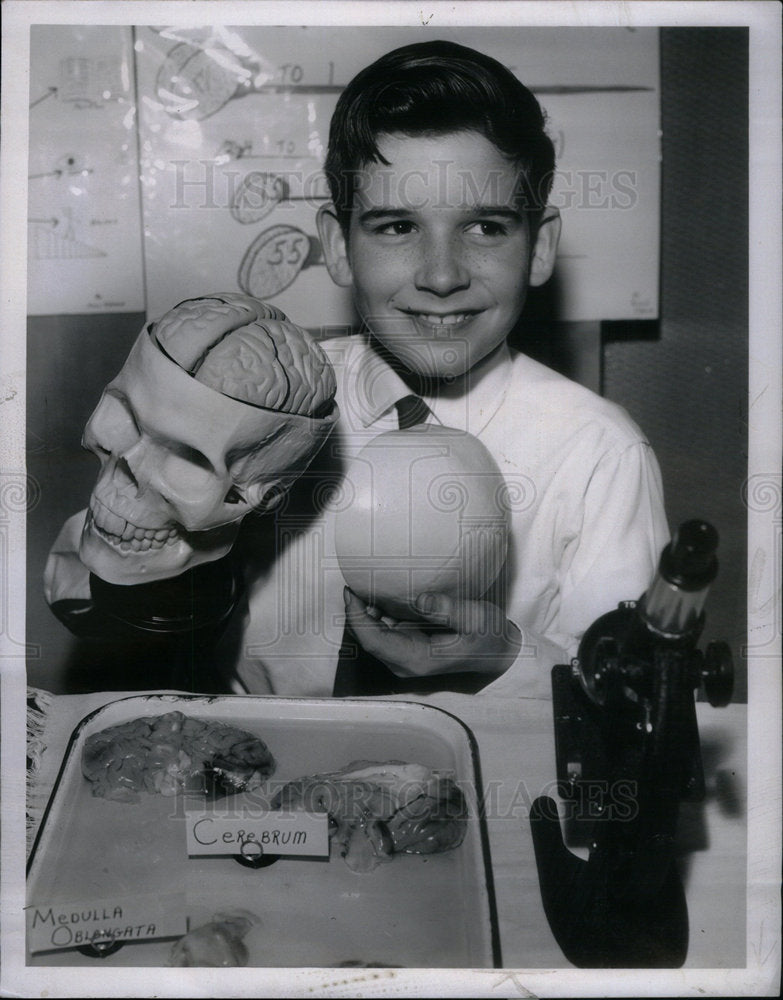 1961 Press Photo Russell Watson Chappell School - Historic Images