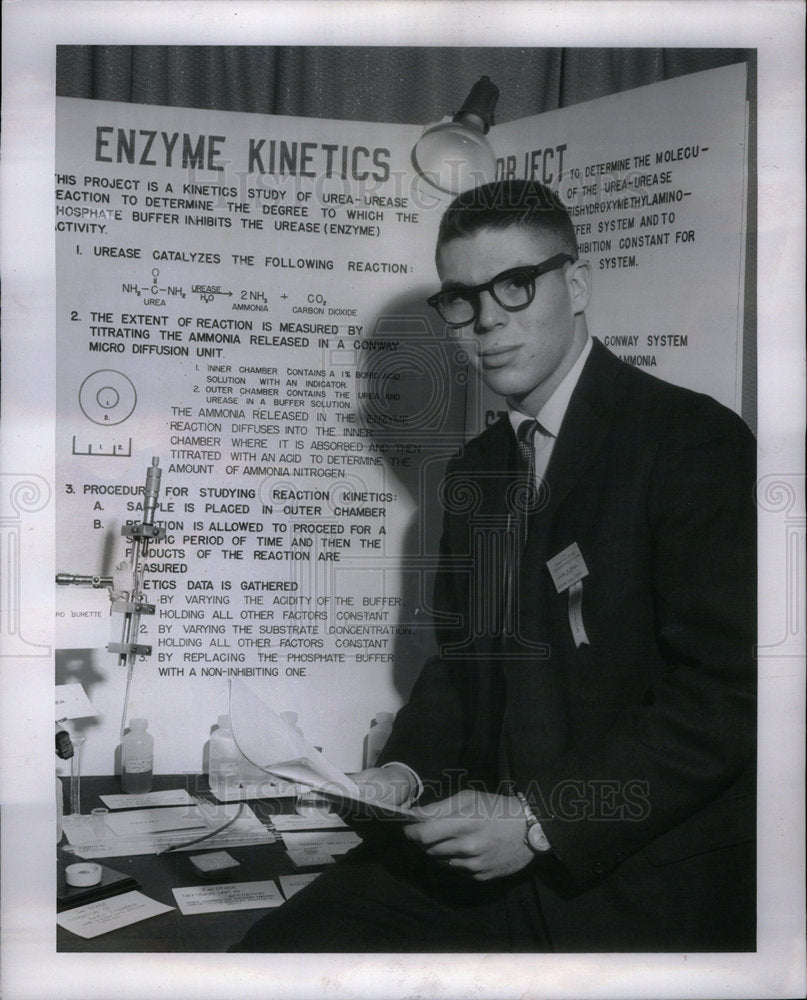 1961 Press Photo Chicago Public Schools Science Fair - Historic Images