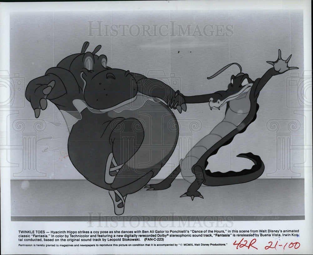 1982 Press Photo Fantasia Walt Disney Cartoons Chicago - Historic Images