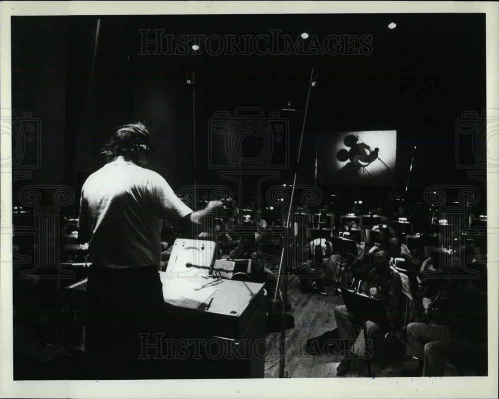 1982 Press Photo Walt Disney Production animated Screen - Historic Images