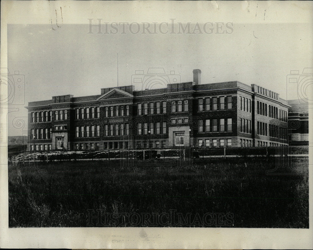 1927 Press Photo Rapid City High School Black Hills - Historic Images