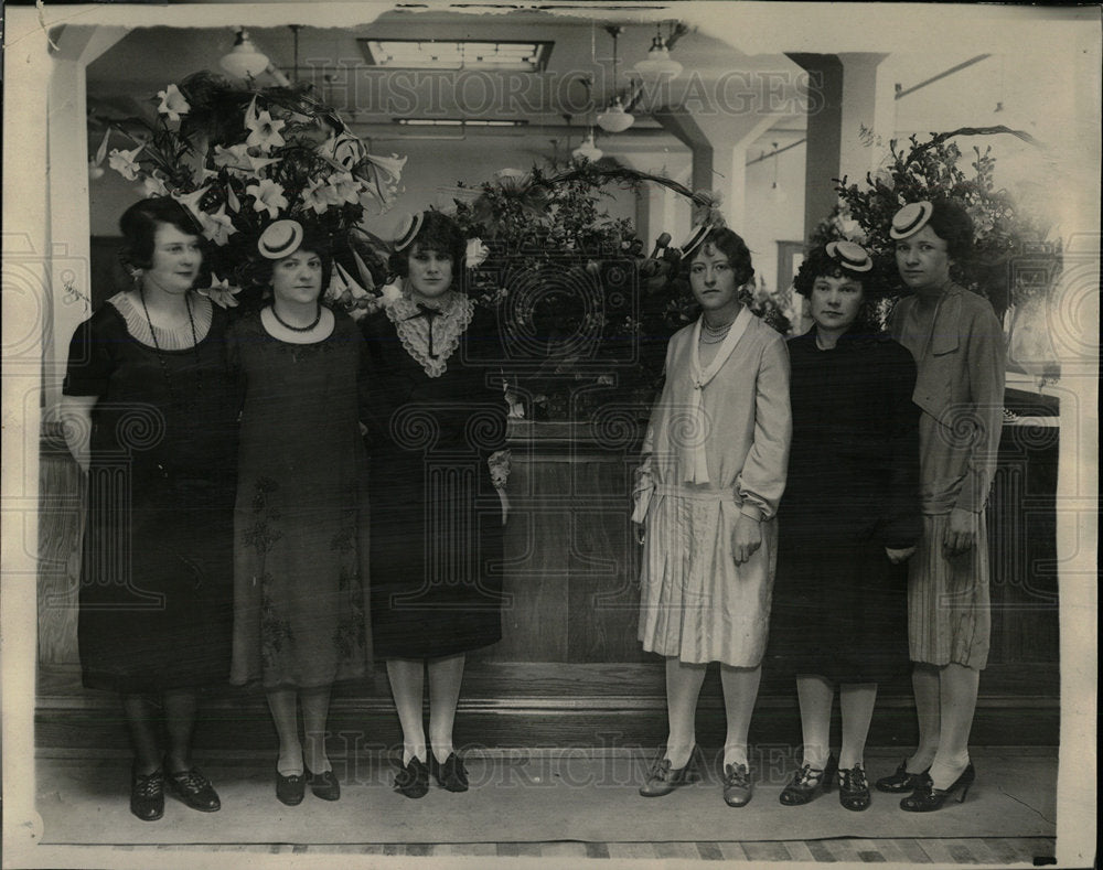 1927 Press Photo Piggly Wiggly girls Frances Graham Amy - Historic Images