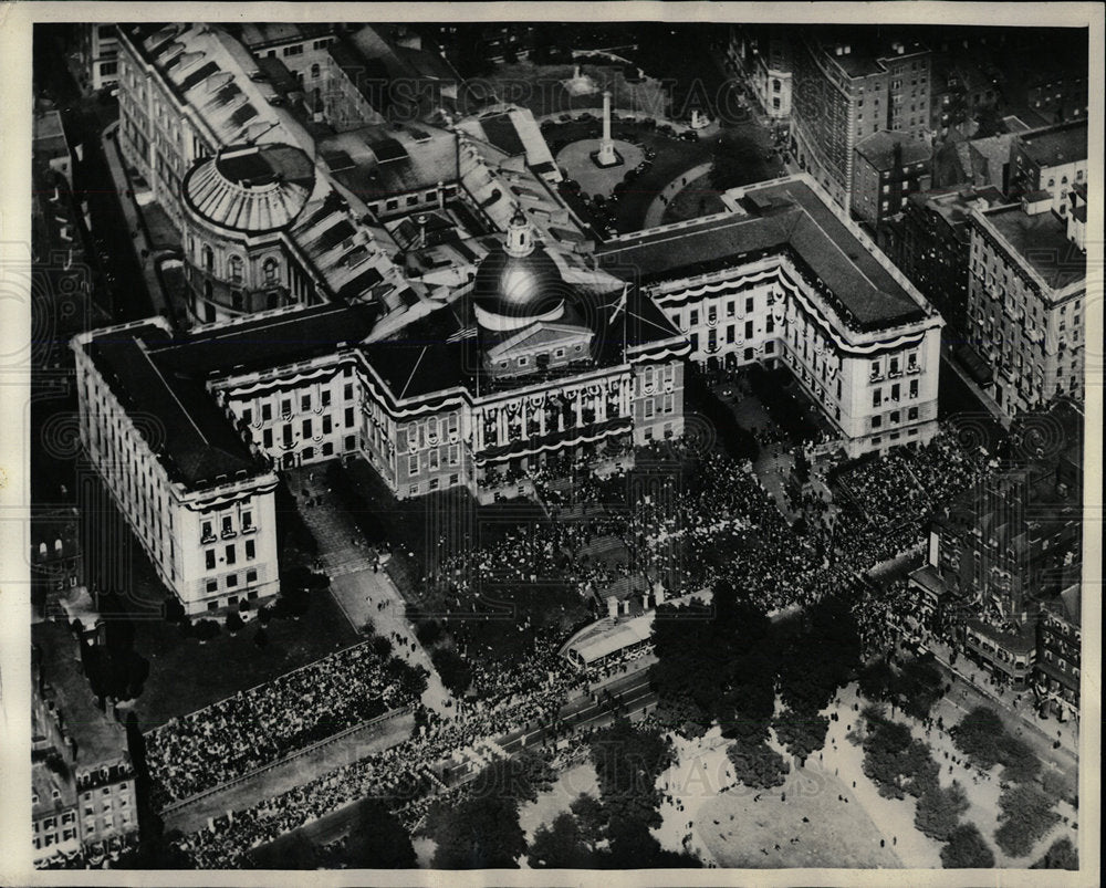 1930 Press Photo Massachusetts State House Aerial View - Historic Images