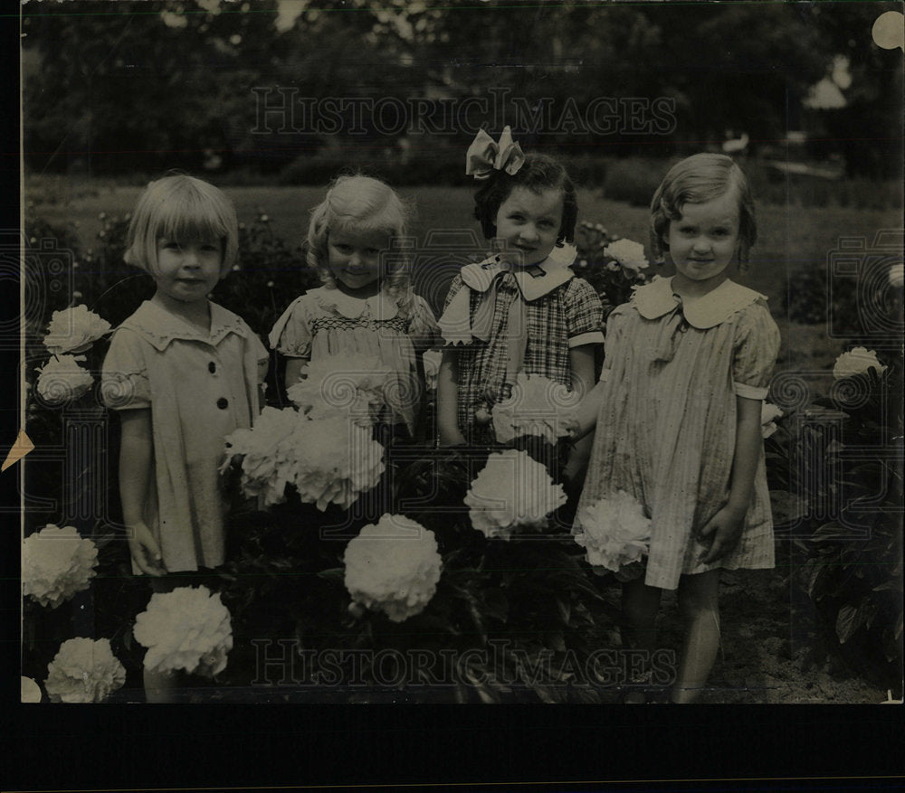 1936 Press Photo Steele School Kindergarten Washington - Historic Images