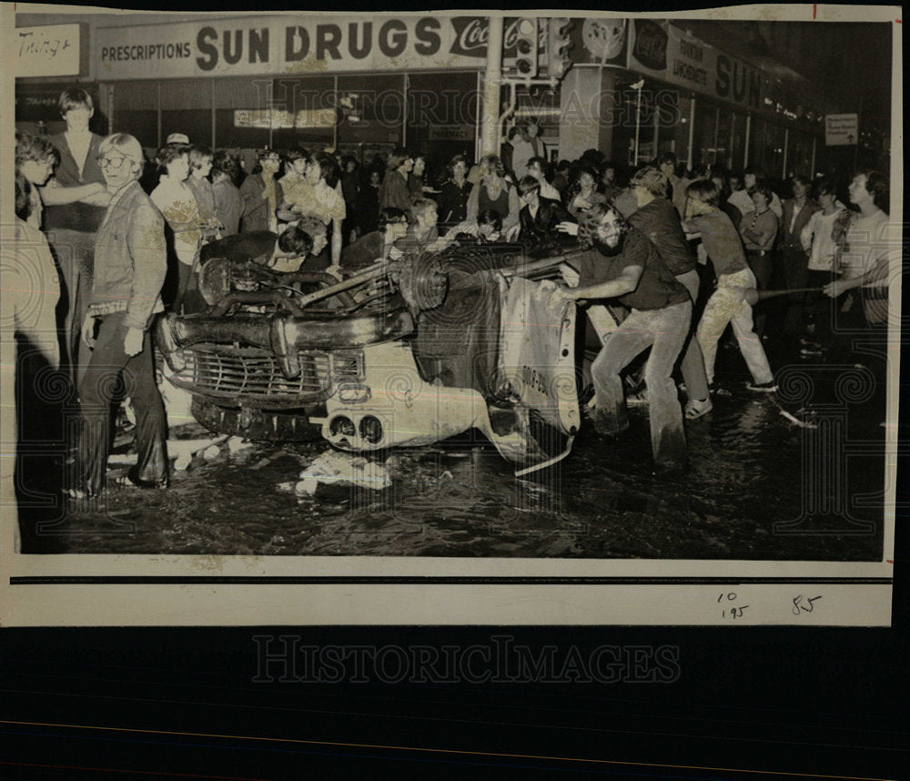 1971 Press Photo Pittsbugh Pirates Riot World Series - Historic Images